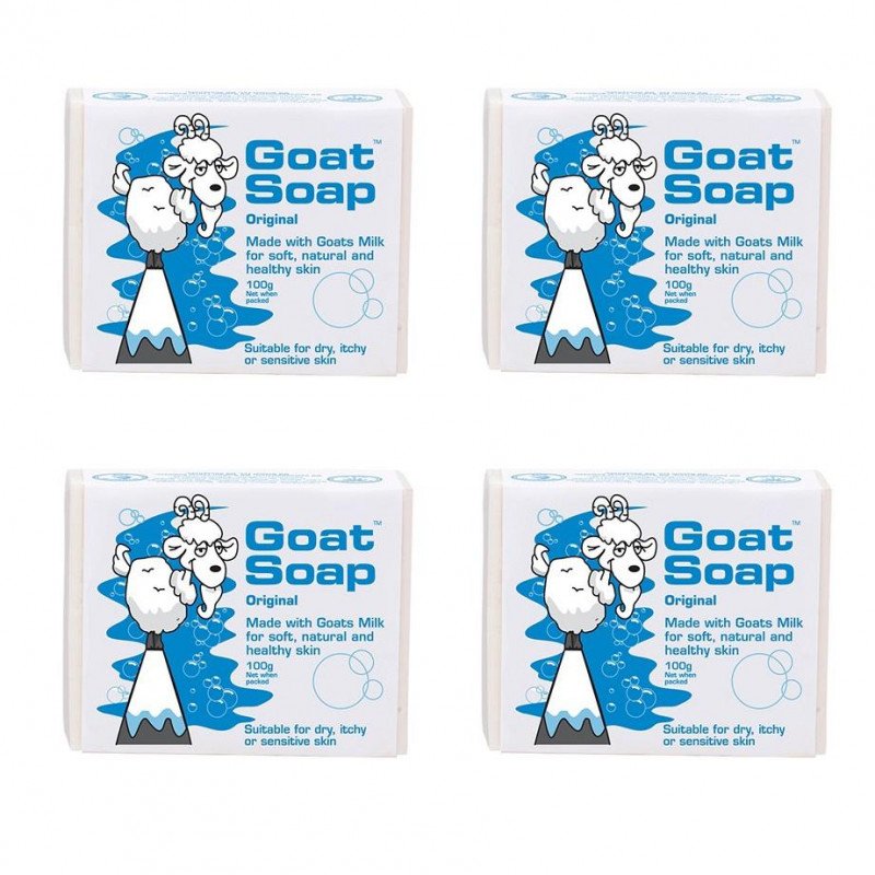 Goat Soap Original Value Pack (4 x 100g Soap Bars)