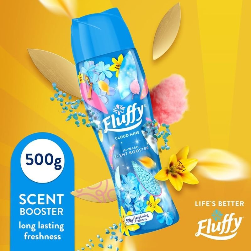 Fluffy Cloud Nine In-Wash Scent Booster Laundry Beads 500g
