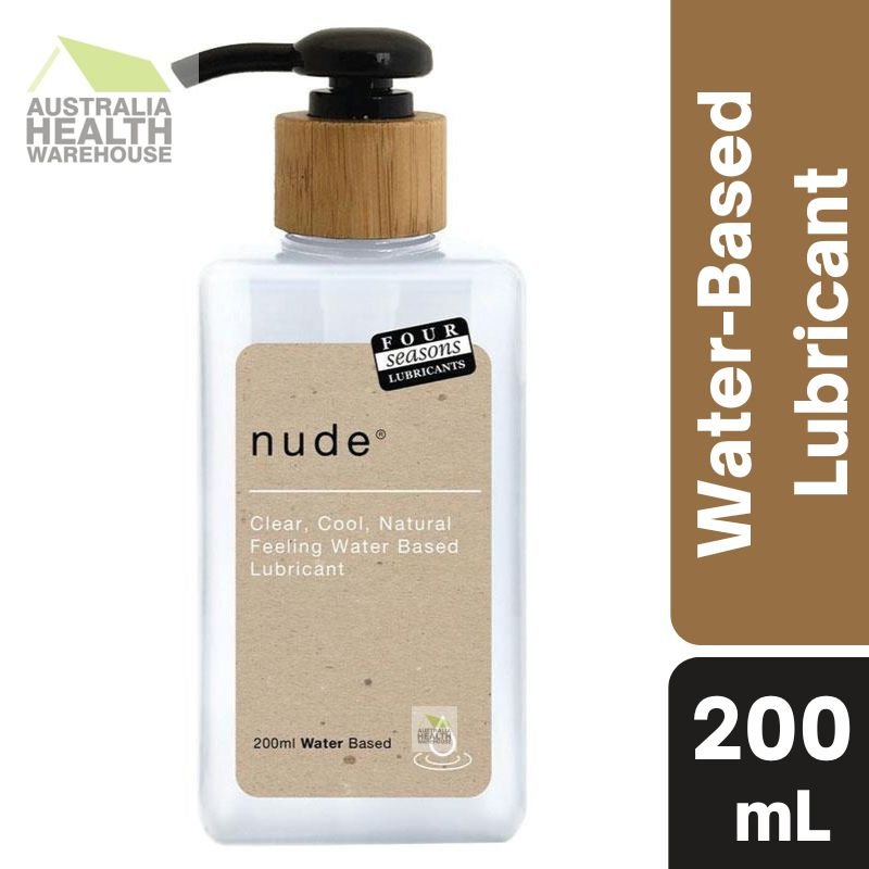 Expiry: 03/2028] Four Seasons Nude Water-Based Lubricant 200mL  Australia  Health Warehouse