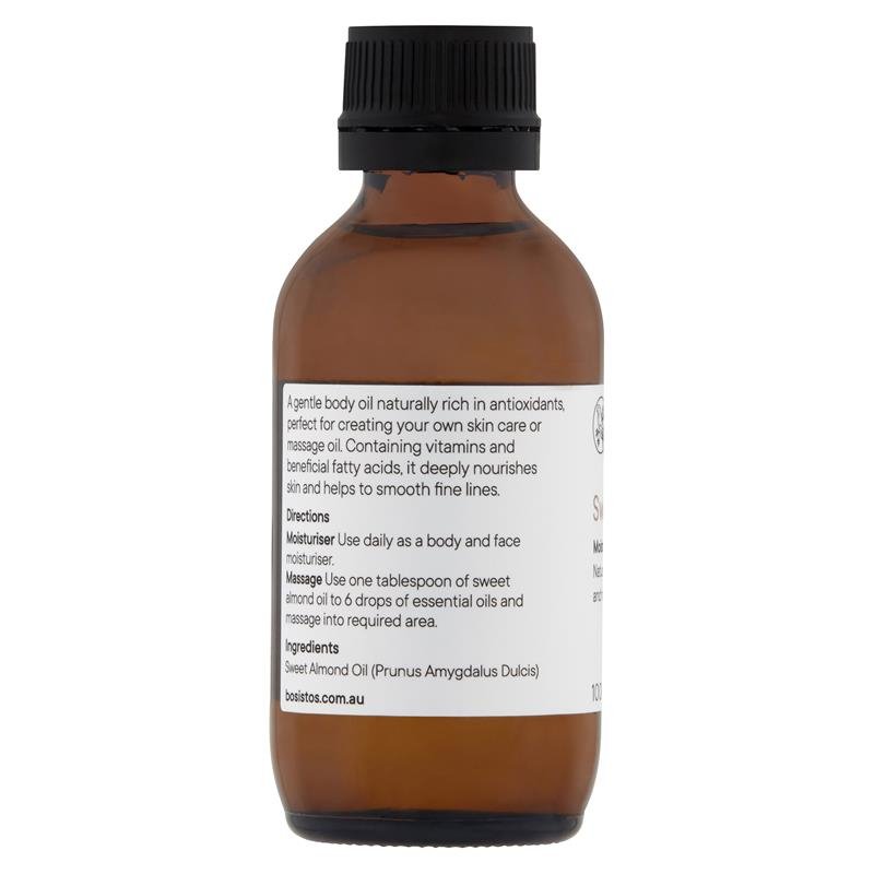 Bosisto's Sweet Almond Moisturising Body Oil 100mL