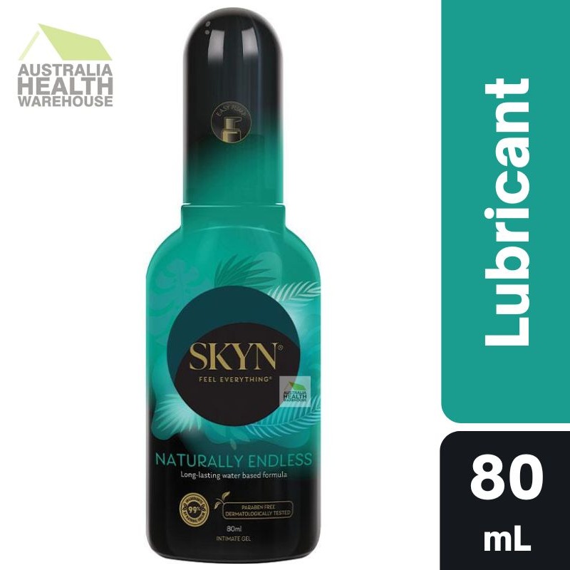 SKYN Naturally Endless Water Based Lubricant 80mL Australia Health Warehouse SKYN Naturally Endless Water Based Lubricant 80mL Australia Health Warehouse
