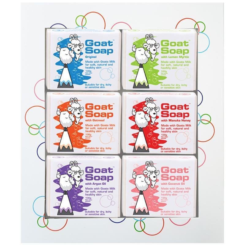 Goat Soap 100g 6 Pack Gift Set