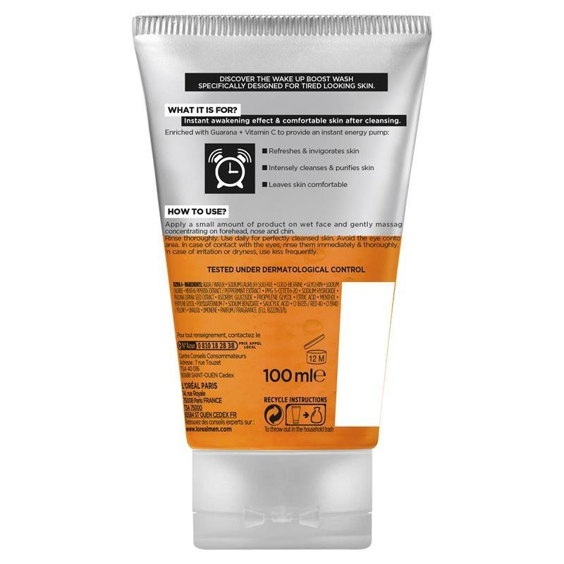 L'Oreal Men Expert Hydra Energetic Face Wash 100mL