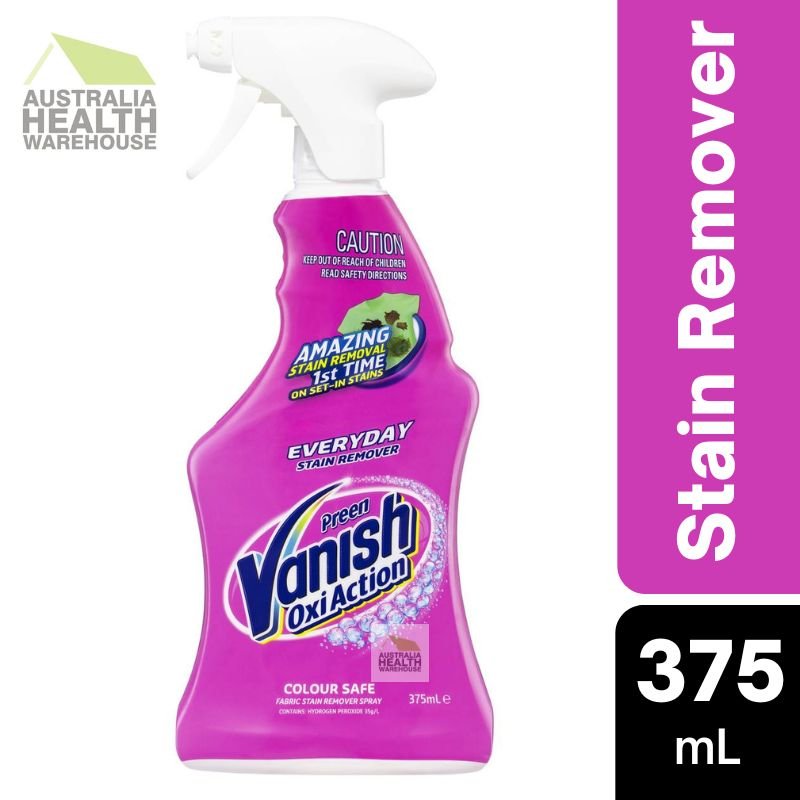 Vanish Preen Everyday Oxi Action Fabric Stain Remover Spray 375mL August 2025