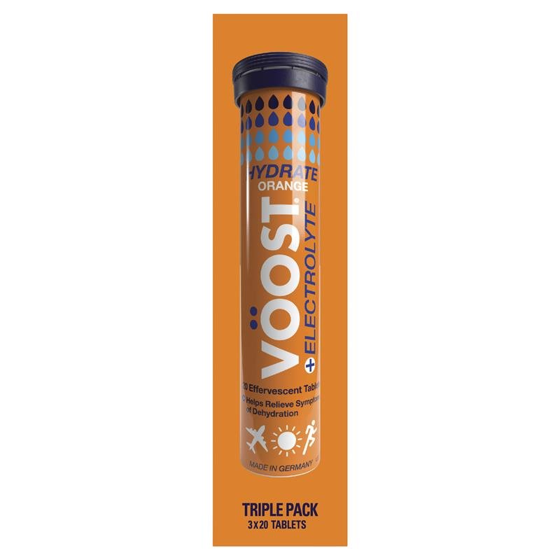 Voost Hydrate Orange Effervescent 60 Tablets