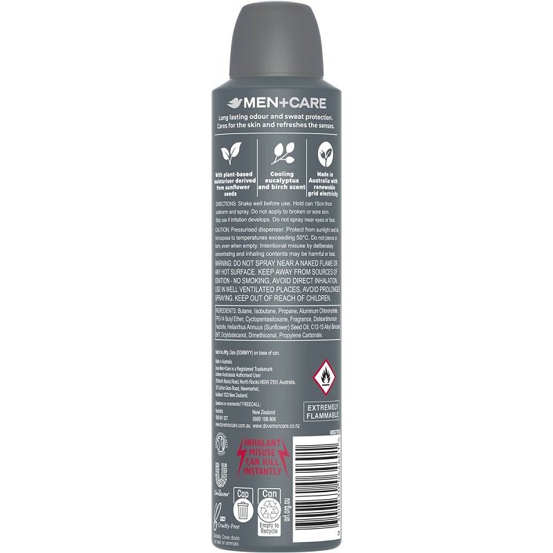 Dove Men + Care Refreshing Eucalyptus & Birch Antiperspirant 254mL