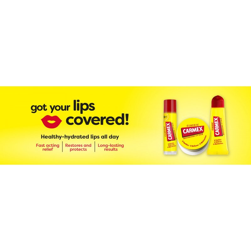 Carmex Moisturising Lip Balm Classic Squeeze Tube 10g