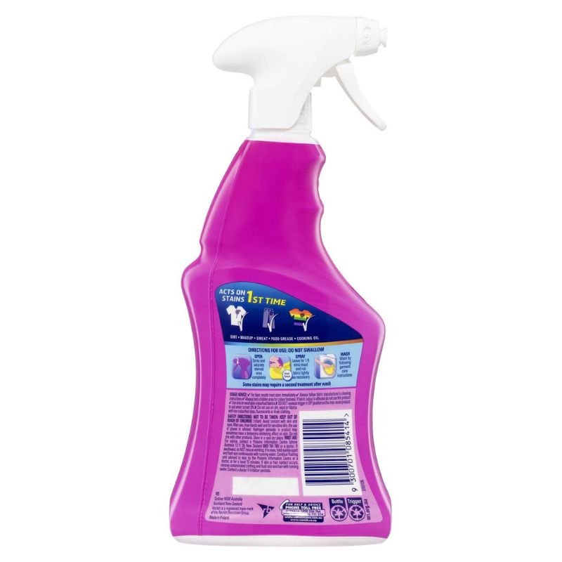 Vanish Preen Everyday Oxi Action Fabric Stain Remover Spray 375mL August 2025