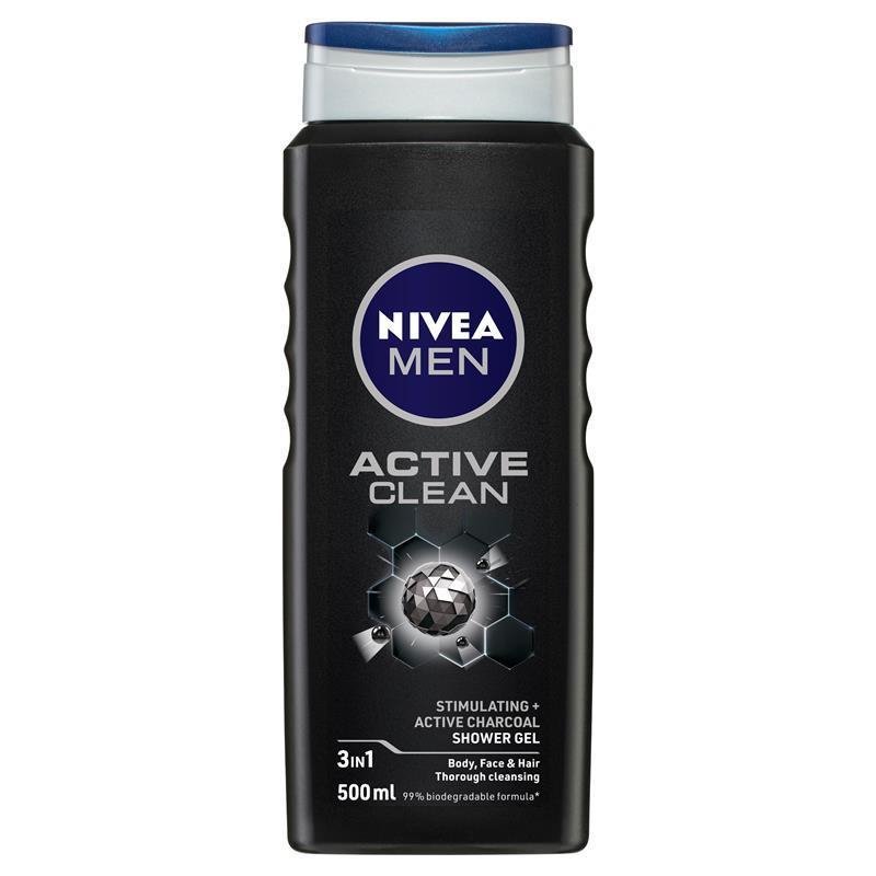 Nivea Men Active Clean Shower Gel 500mL