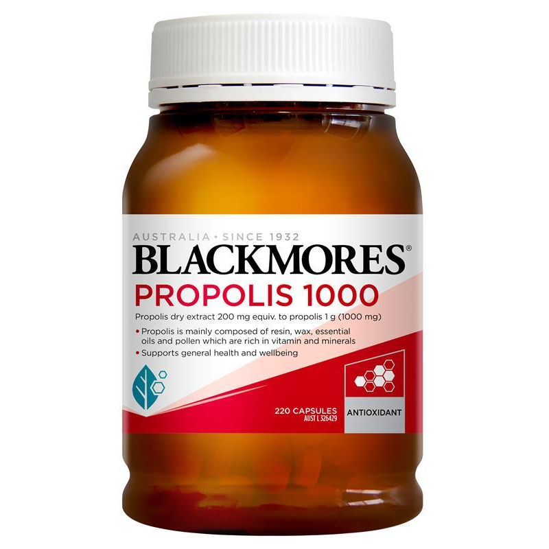 Blackmores Propolis 1000mg 220 Capsules April 2025