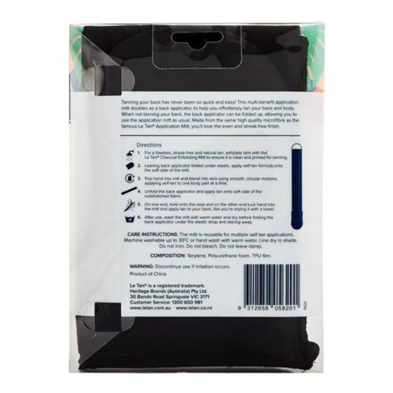 Le Tan 2 In 1 Tanning Mitt & Back Applicator