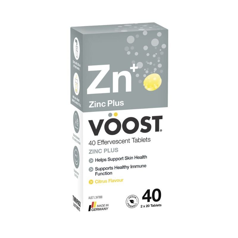 Voost Zinc Plus Effervescent 40 Tablets