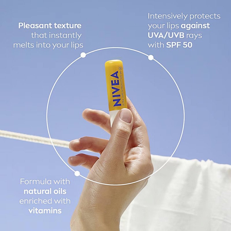 Nivea Lip Ultra Care & Protection SPF 50+ 4.8g