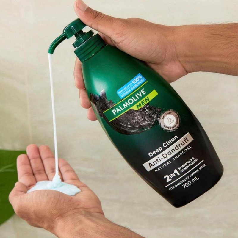 Palmolive Men Deep Clean Anti-Dandruff 2 In 1 Shampoo & Conditioner 700mL