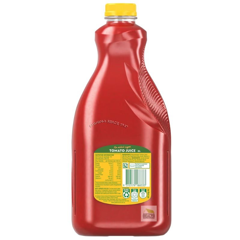 [Expiry Date: 06/10/2026] Golden Circle 100% Tomato Juice 2 Litre