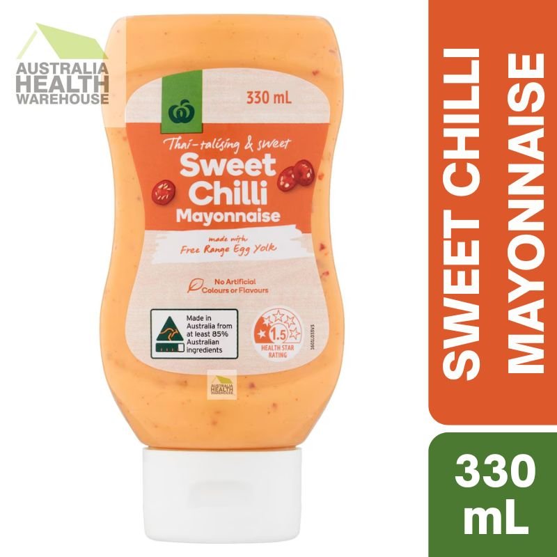 [Expiry: 14/10/2026] Woolworths Sweet Chilli Mayonnaise 330mL