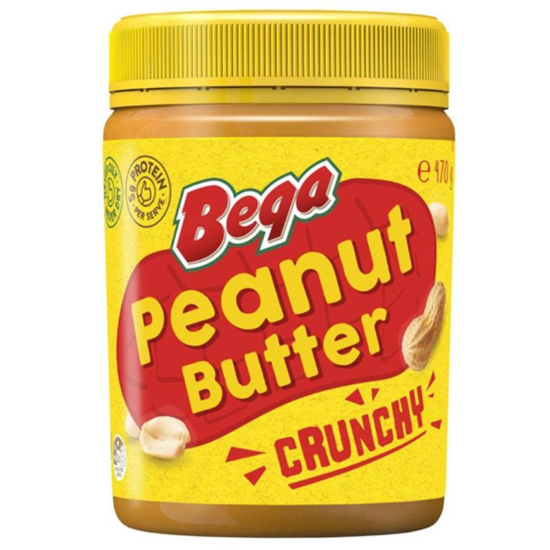 [CLEARANCE Expiry Date: 13/08/2026] Bega Spread Peanut Butter Crunchy 470g