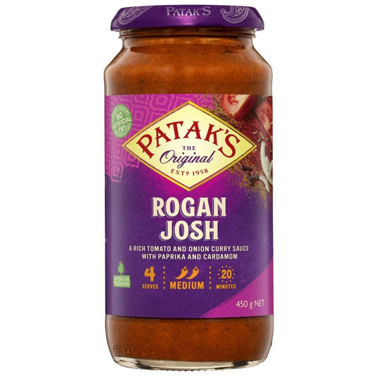 [Expiry: 12/2026] Patak's Rogan Josh Curry Paste 450g