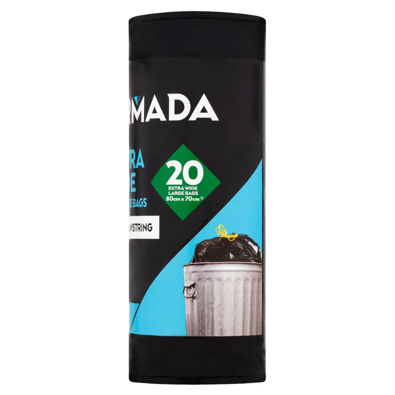 Armada Garbage Bag Drawstring 56L 20 pack