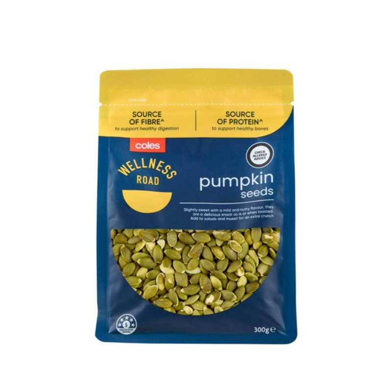 Coles Wellness Road Pumpkin Seeds 300g