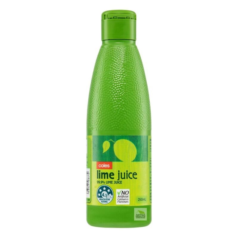 [Expiry: 02/10/2026] Coles Lime Juice 250mL