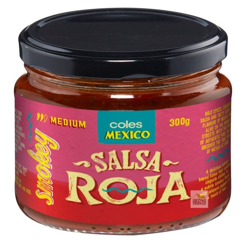 [CLEARANCE Expiry Date: 03/02/2026] Coles Mexico Smokey Salsa Roja 300g