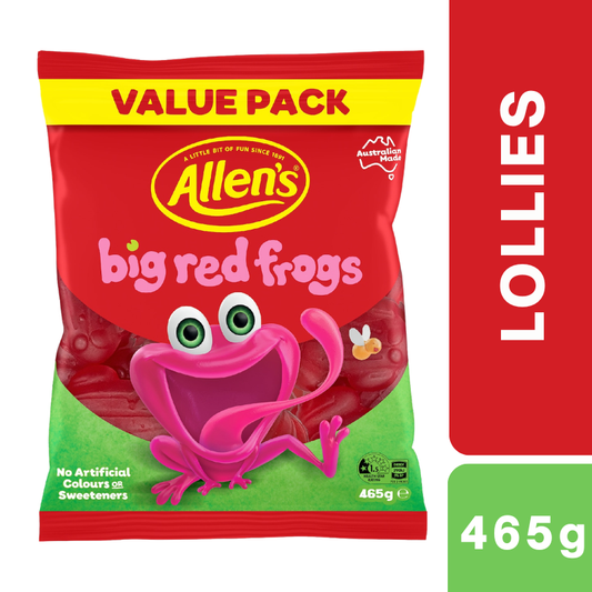 [Expiry: 03/2027] Allen's Big Red Frogs Value Pack 465g