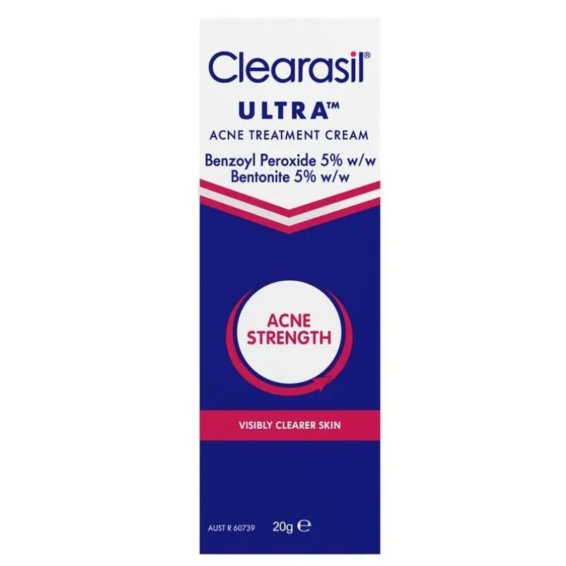[Expiry: 09/2027] Clearasil Ultra Acne Treatment Cream – Extra Strength 20g
