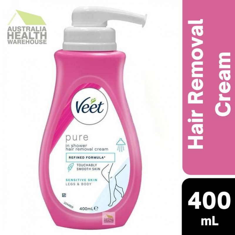 [Expiry: 12/2026] Veet Pure In Shower Hair Removal Cream Sensitive Skin 400mL