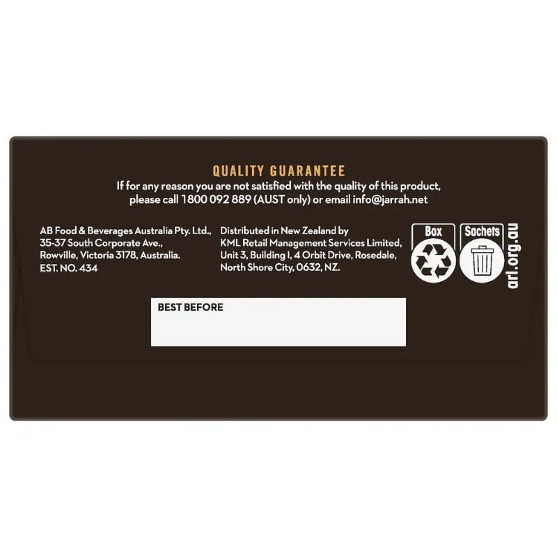 [Expiry: 28/02/2027] Jarrah French Vanilla Latte Satchets 10 Pack 125g