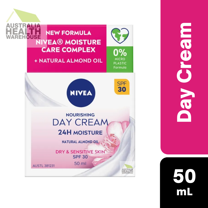 [Expiry: 12/2028] Nivea Daily Essentials Nourish Day Cream Moisturiser SPF30 50ML