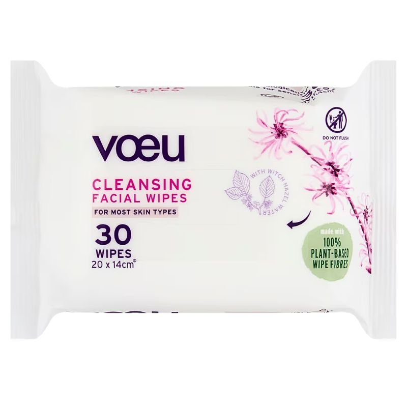 [Expiry Date: 16/01/2028] Voeu Cleansing Facial 30 Wipes