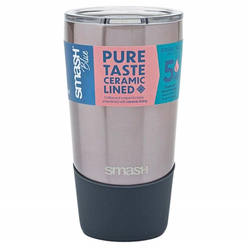 Smash Blue Stainless Steel Barista Cup 350mL (bronze)