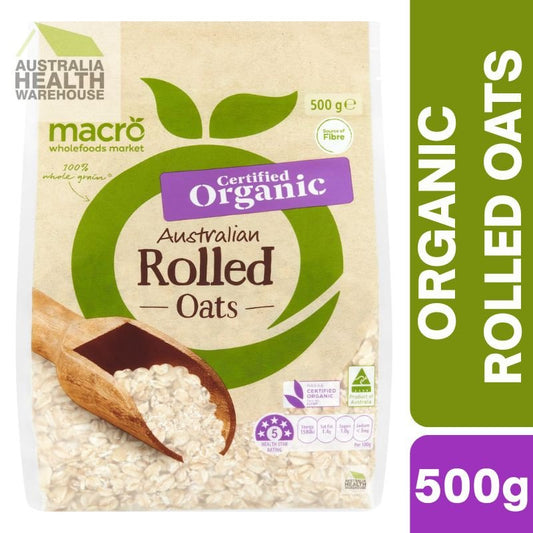 [Expiry: 09/10/2026] Woolworths Macro Organic Australian Rolled Oats 500g