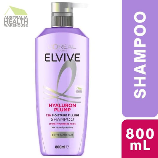 L'Oreal Elvive Hyaluron Plump Shampoo 800mL