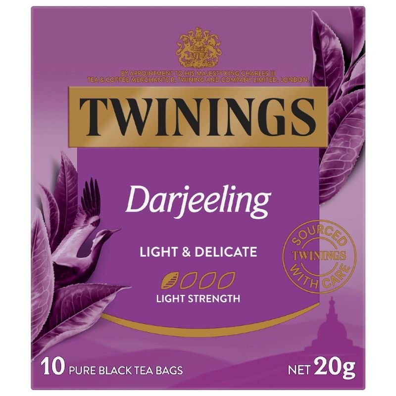 [Expiry: 16/09/2028] Twinings Darjeeling Tea Bags 10 Pack 20g