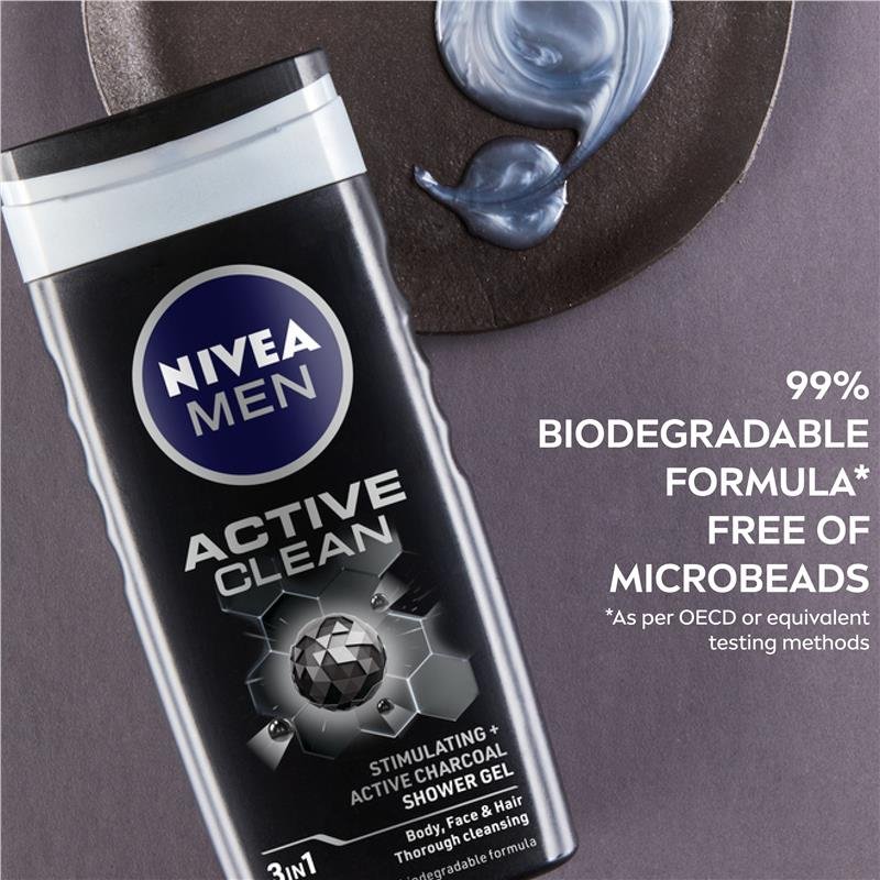 Nivea Men Active Clean Shower Gel 500mL