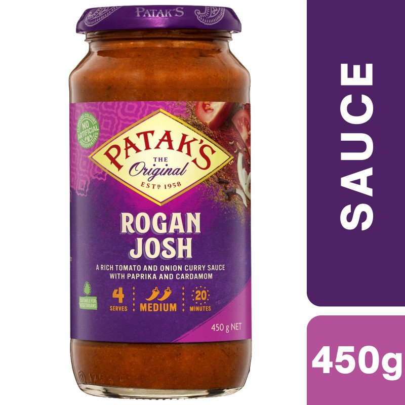 [Expiry: 12/2026] Patak's Rogan Josh Curry Paste 450g