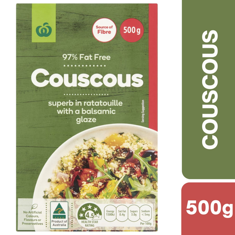 [Expiry Date: 29/01/2028] Woolworths Couscous 500g