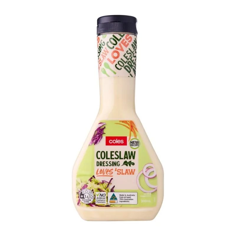 [Expiry: 31/10/2026] Coles Coleslaw Dressing 300mL