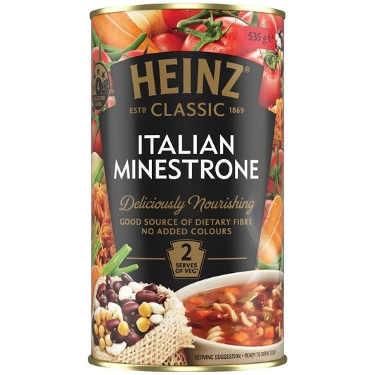 [Expiry Date: 31/07/2028] Heinz Classic Italian Minestrone Soup 535g