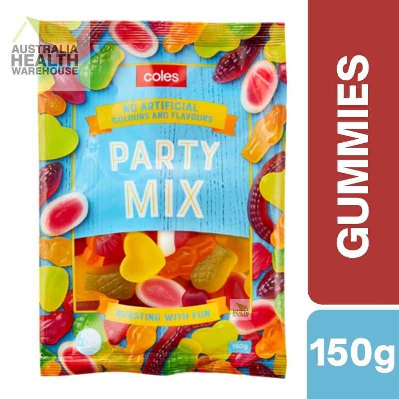 [Expiry Date: 03/12/2026] Coles Party Mix Lollies 150g