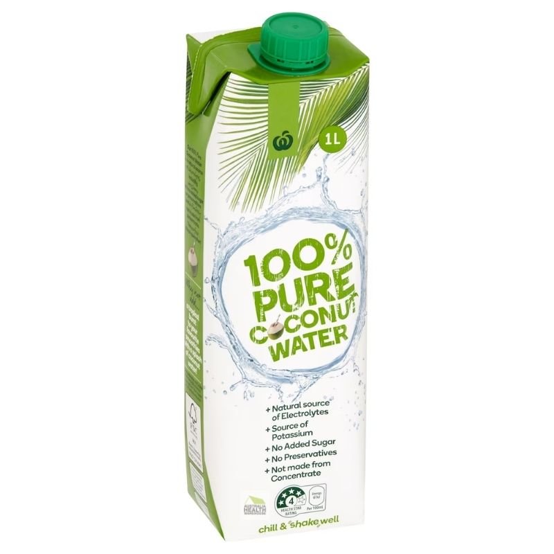 [CLEARANCE Expiry: 07/03/2026] Woolworths 100% Pure Coconut Water 1 Litre
