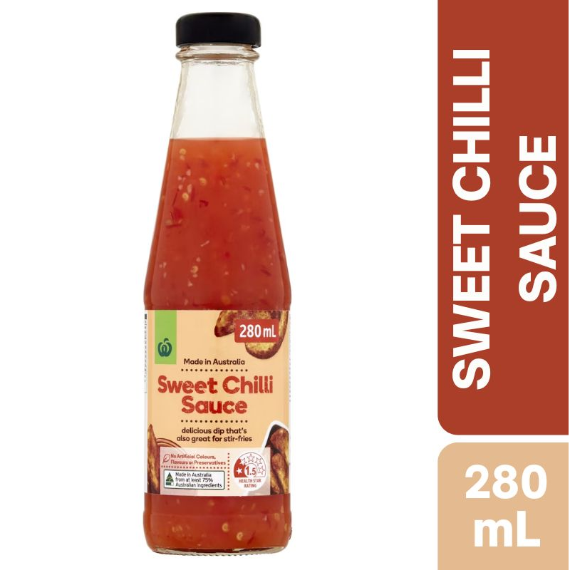 [Expiry: 02/10/2027] Woolworths Sweet Chilli Sauce 280mL
