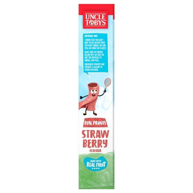 Uncle Tobys Roll-ups Rainbow Berry Berry x 6 Fruity Rolls 94g