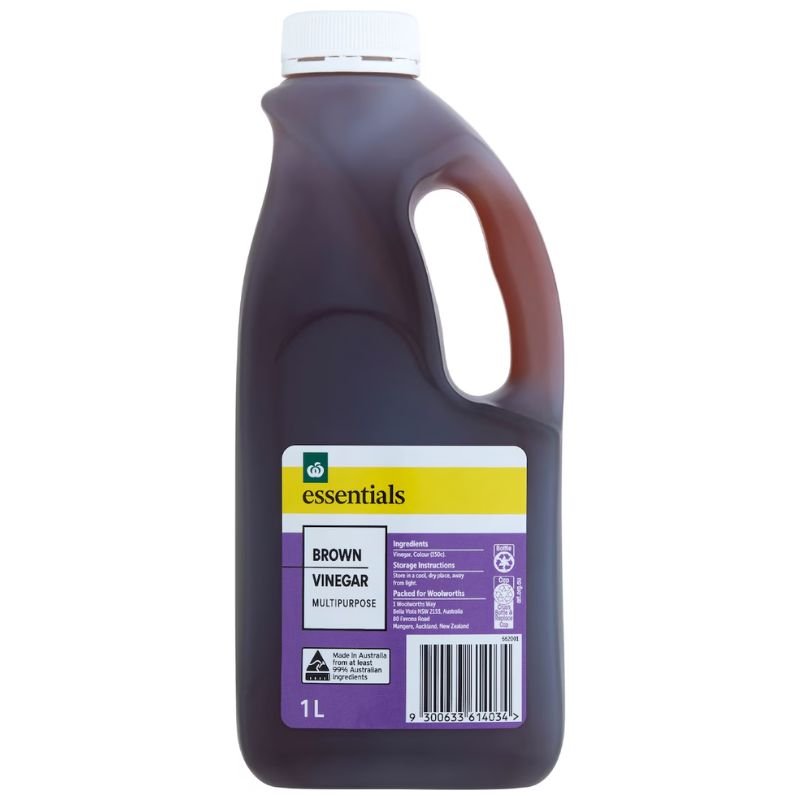 [Expiry: 23/01/2028] Woolworths Essentials Brown Vinegar 1 Litre