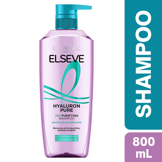 L'Oreal Elvive Hyaluron Pure Shampoo 800mL
