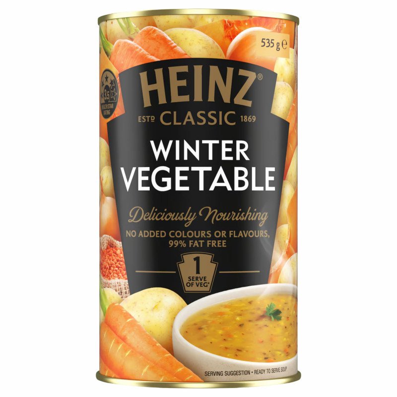 [Expiry Date: 31/07/2028] Heinz Classic Winter Vegetable Soup 535g