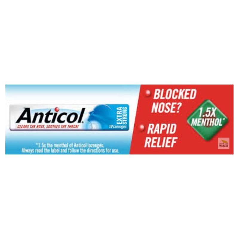 [Expiry: 04/2027] Anticol Extra Strong Lozenges 10 Pack