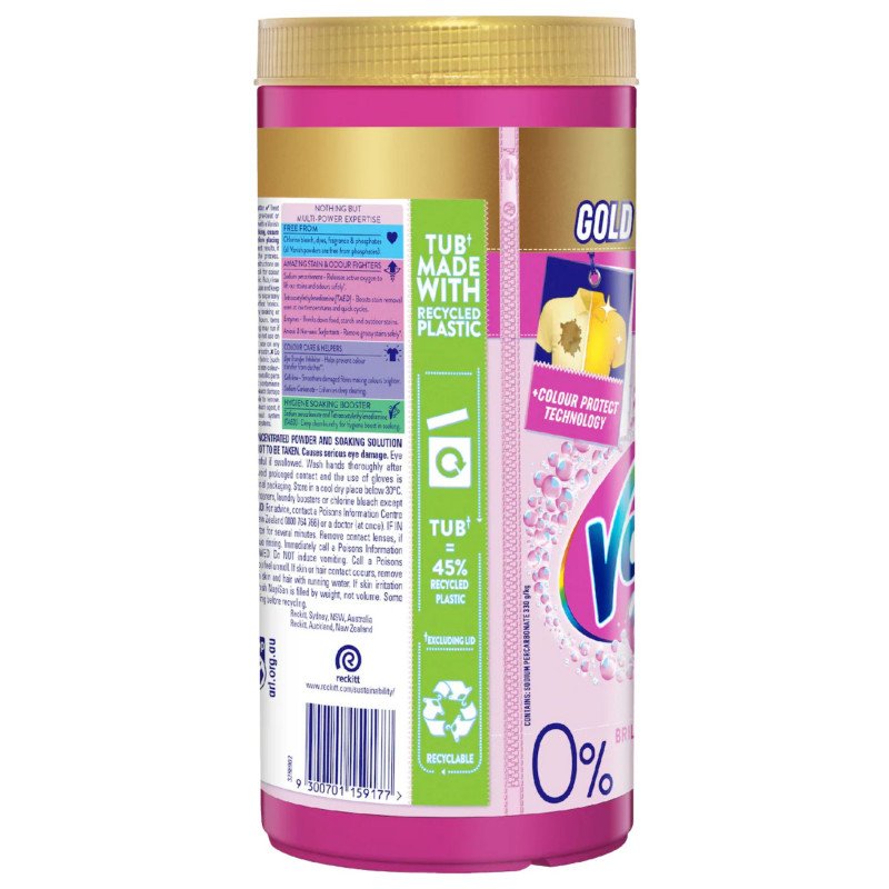 [Expiry Date: 11/2027] Vanish Gold 0% Stain Remover & Laundry Booster Powder 2kg